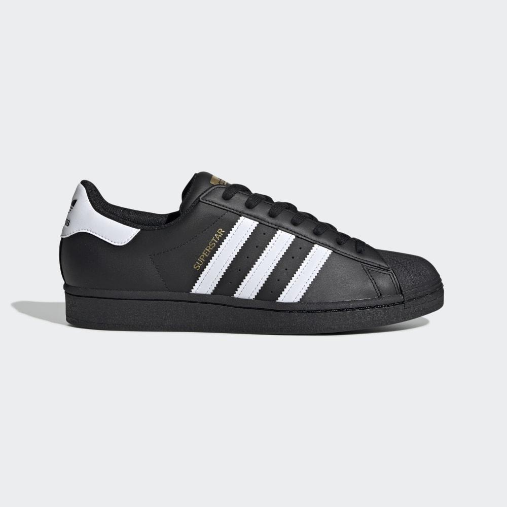 Adidas Men's Superstar Shell Toe Originals Shoes Black/White Ireland EG4959